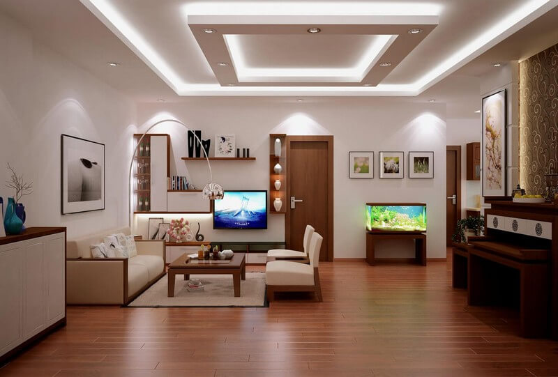 Mẫu trần giật cấp hiện đại, độc đáo